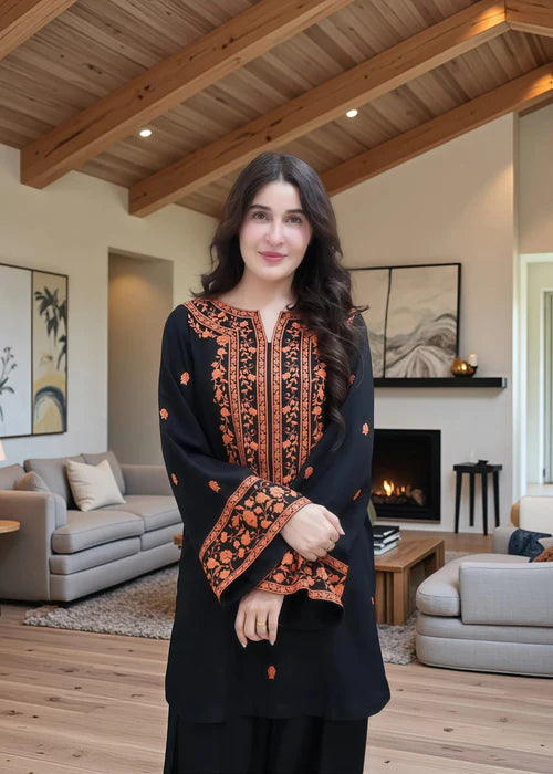 Embroidered Eastern Arabic Lawn 2PC