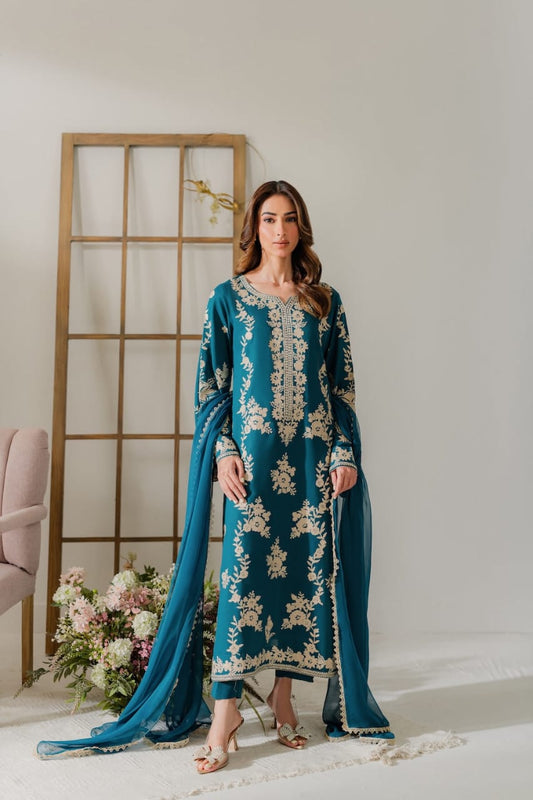 Kaavya Zinc Embroidery 3PC