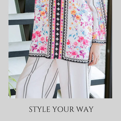 Floral Ivory 2PC MWF COLLECTION